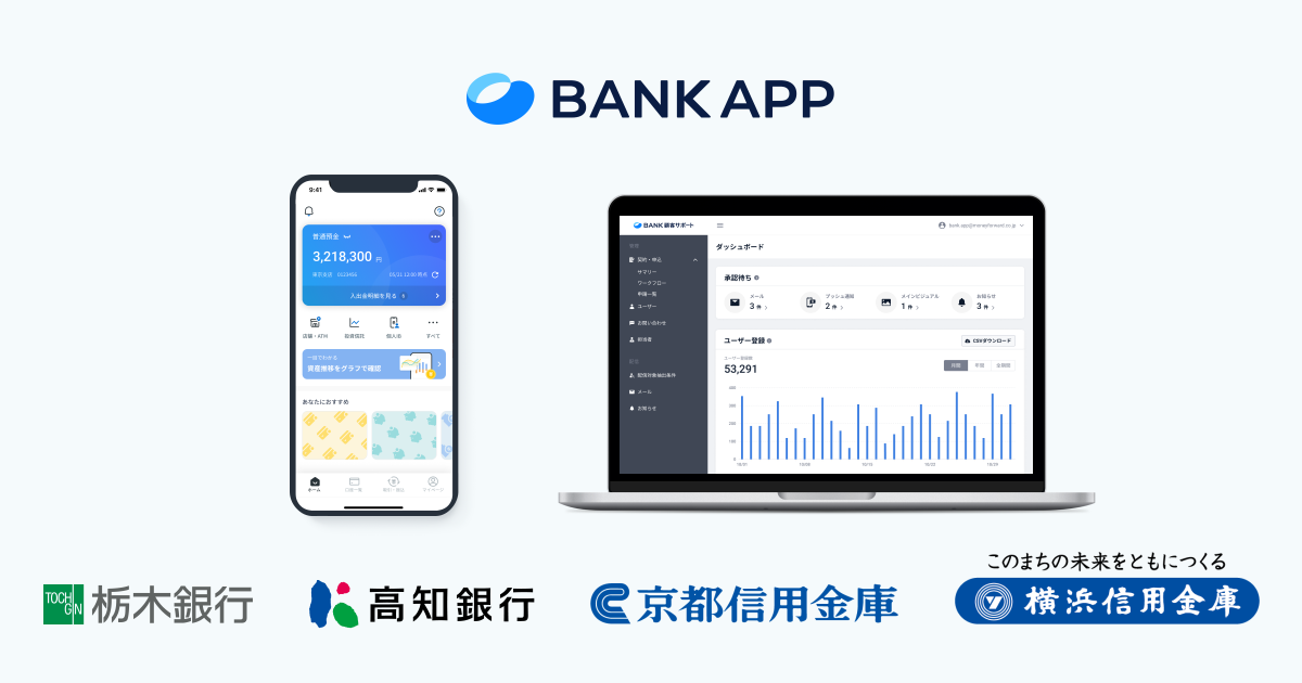 新たに3社の地域金融機関で、Money Forward Xの『BANK APP』『BANK 